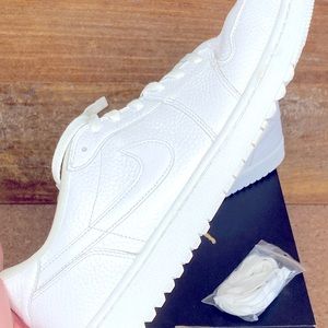 Air Jordan 1 Low Golf “Triple White” Used Size 15